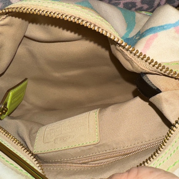 Multi-Color Authentic Coach Logo Bag with Dust Bag - Picture 4 of 4